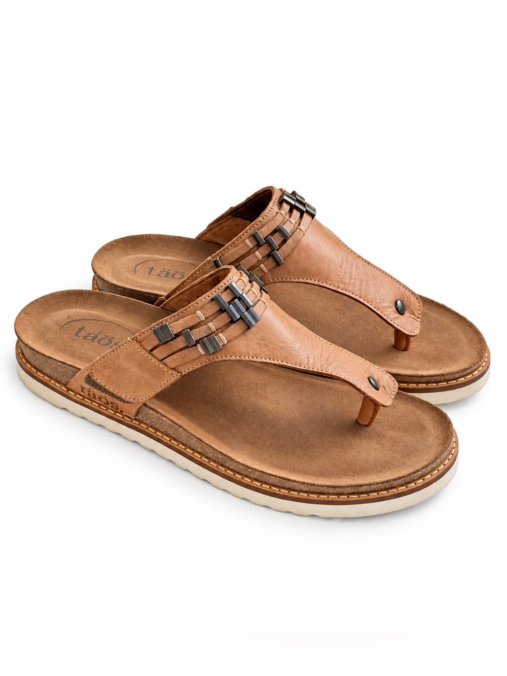 Taos Women’s 7.5 EU 38 Leather Sandals Tan